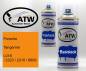 Preview: Porsche, Tangerine, L018 / 2323 / 2310 / 6809: 400ml Sprühdose + 400ml Klarlack - Set, von ATW Autoteile West.